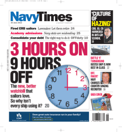 Navy Times, June 25 2012, Page 1