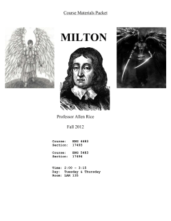 milton - UCO - The University of Central Oklahoma