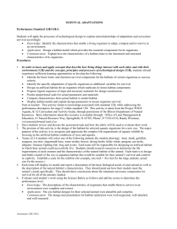 Science Assessment Stage G--Performance Standard 12B-G