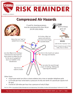 Compressed Air Hazards