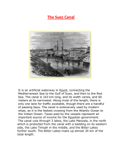 The Suez Canal