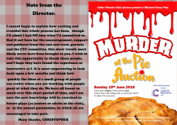 Murder at the Pie Auction