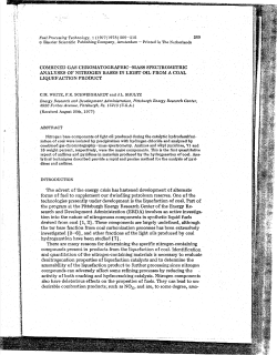 COMBINED GAS CHROMATOGRAPHIC-MASS