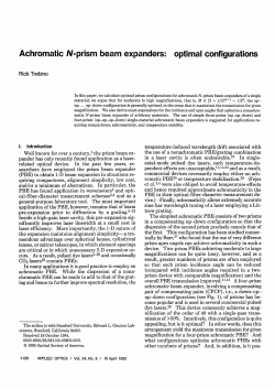 Achromatic N-prism beam expanders: optimal
