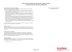 25-year Product Warranty Statement