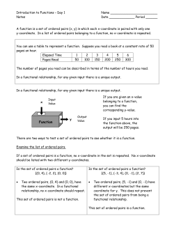 Moving Straight Ahead Notes