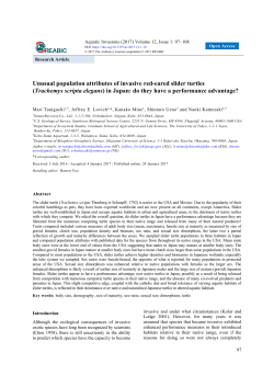 Unusual population attributes of invasive red