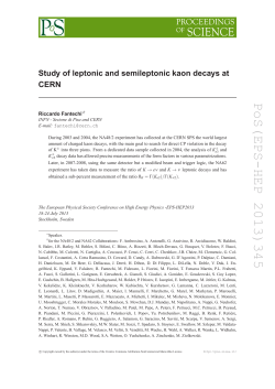 PoS(EPS-HEP 2013)345