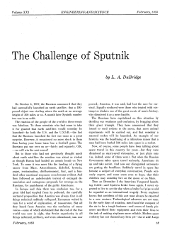 The Challenge of Sputnik
