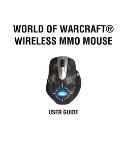 WORLD OF WARCRAFT® WIRELESS MMO MOUSE