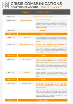 crisis communications