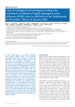 Lack of virological and serological evidence for