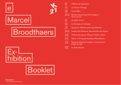 Exhibition booklet
