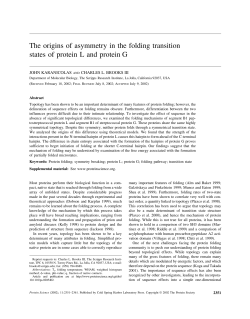 The origins of asymmetry in the folding transition states of protein L