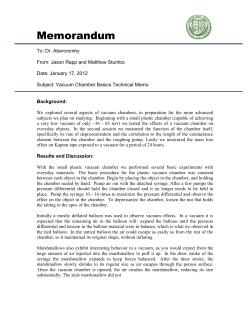 Lab 1 - Vacuum Funda..