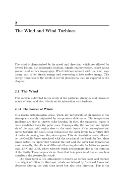 2 The Wind and Wind Turbines