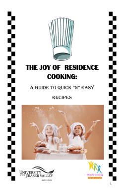 the joy of residence cooking