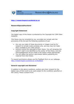 Chapter Heading - ResearchSpace@Auckland