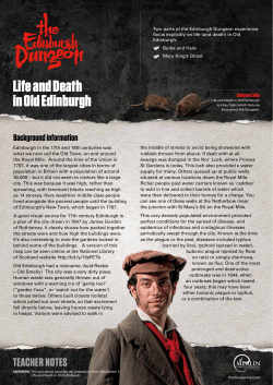 Life and Death in Old Edinburgh