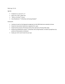 Postpone voc. quiz to Fri. 2-7 &bull; Return Voc. Quiz 1, Myth Test