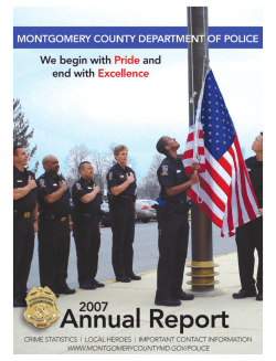 5D 6D 4D 3D 1D 2D - Montgomery County, MD Police &ndash; Press