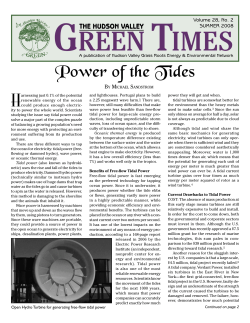 Power of the Tides - Hudson River Sloop Clearwater