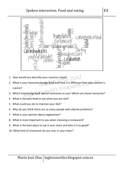 Speaking Interaction. Work