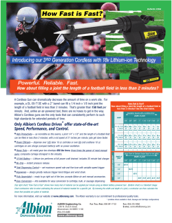 How Fast is Fast? - Albion Engineering