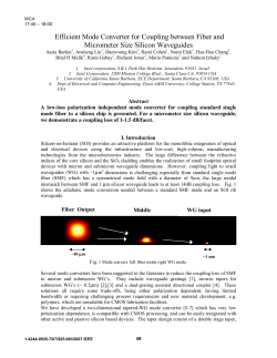 Efficient Mode Converter for Coupling between Fiber