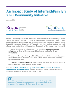Executive Summary - Rosov Consulting