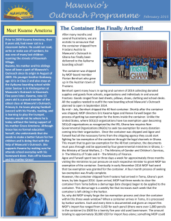 File - Mawuvio`s Outreach Programme