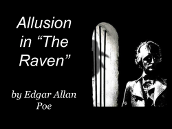 Allusion in &ldquo;The Raven&rdquo;