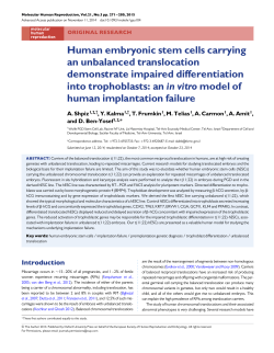 Human embryonic stem cells carrying an