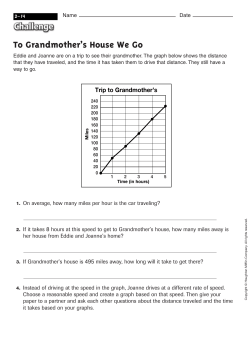 Unit 2-14 To Grandmother`s House We Go