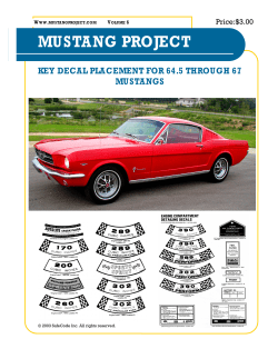 Decal Placement Manual Now!