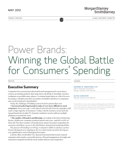 Power Brands: Winning the Global Battle for Consumers` Spending