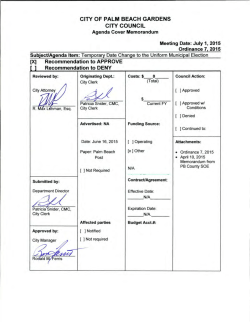 Pa~MC - City of Palm Beach Gardens