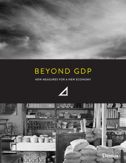 Beyond GDP