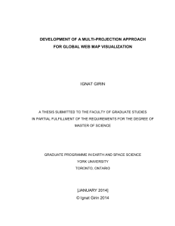 DEVELOPMENT OF A MULTI-PROJECTION