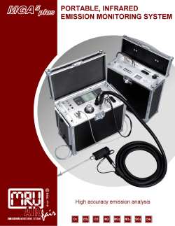 MGA 5 plus - MRU Instruments, Inc.