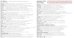 collective wine club selections denoted by &copy;&copy; whites and ros&eacute;s reds