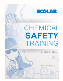 chemical safety training quiz