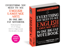 ENGLISH LANGUAGE ARTS