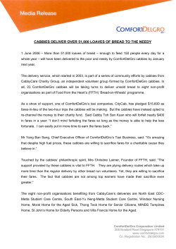 Cabbies deliver over 51000 loaves of bread to the