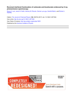 Reversed interfacial fractionation of carbonate and bicarbonate