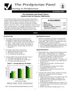 summary - Presbyterian Mission Agency