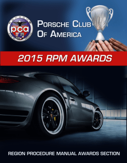 PCA NA - Porsche Club of America