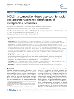 INDUS - a composition-based approach for rapid and accurate