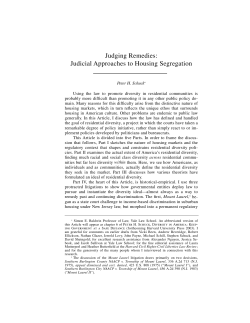 Judging Remedies: Judicial Approaches to