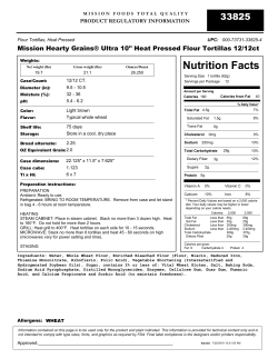 - technical data sheet